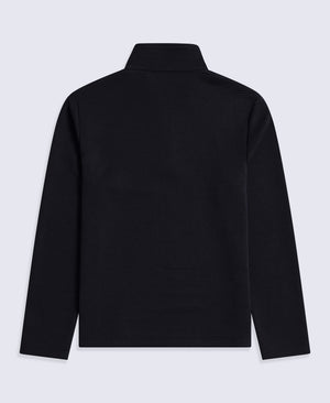 Sebastian Mens Ottoman Rib Fleece - Black