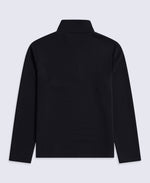 Sebastian Mens Ottoman Rib Fleece - Black