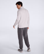 Sebastian Mens Ottoman Rib Fleece - Grey