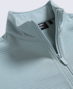 Sebastian Mens Ottoman Rib Fleece - Pale Green