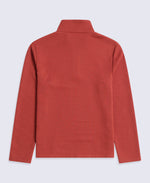 Sebastian Mens Ottoman Rib Fleece - Rust