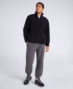 Blake Mens Boucle Half Zip Fleece - Black