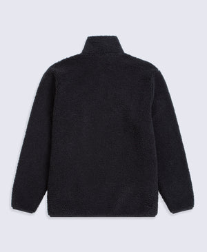 Blake Mens Boucle Half Zip Fleece - Black