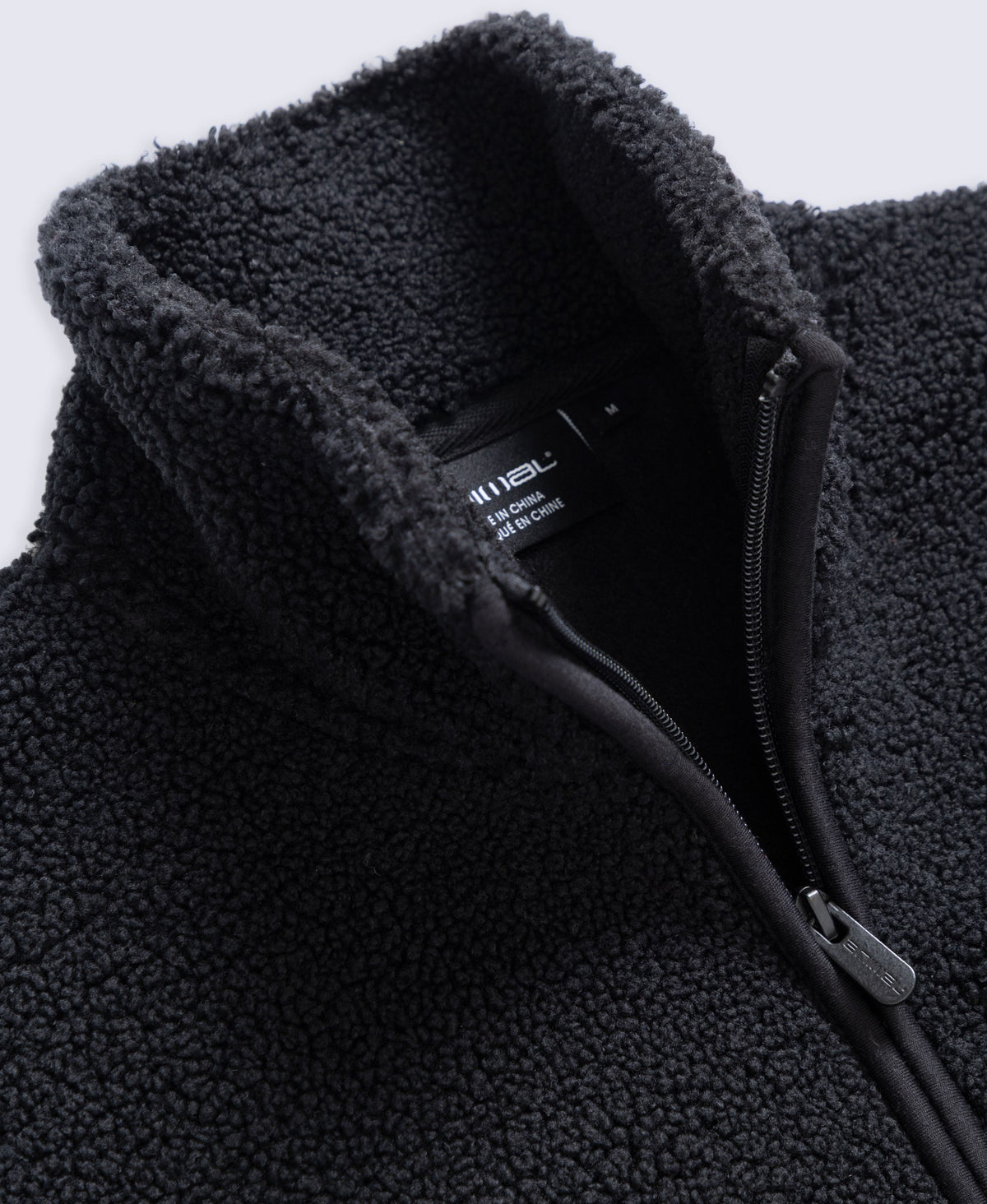 Blake Mens Boucle Half Zip Fleece - Black