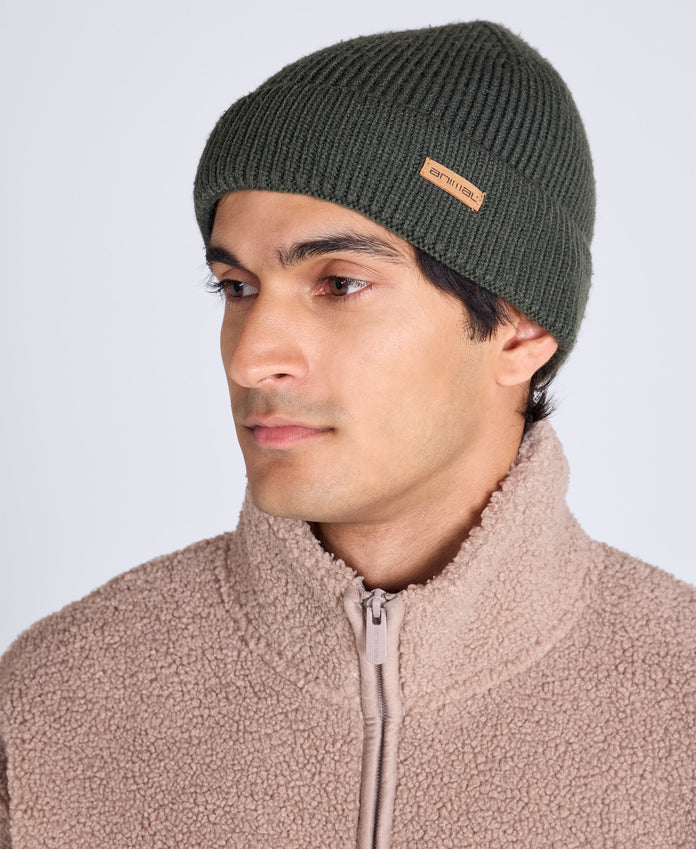Blake Mens Boucle Half Zip Fleece - Taupe