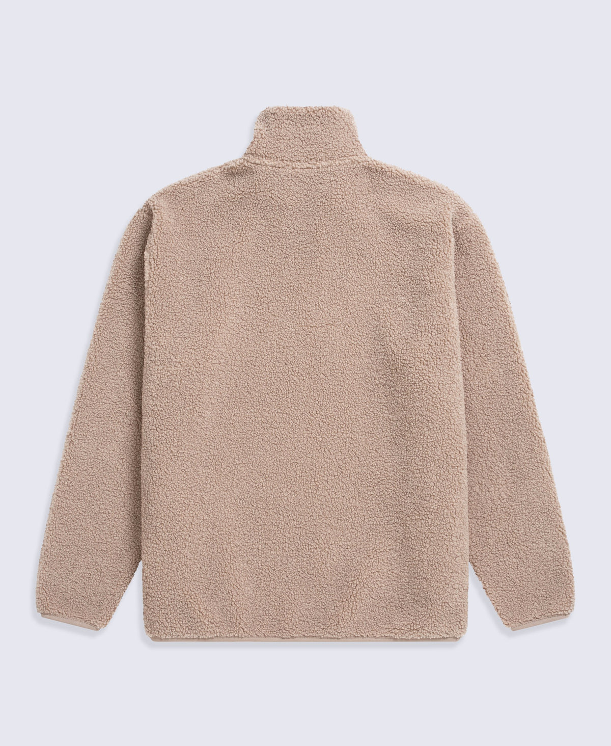 Blake Mens Boucle Half Zip Fleece - Taupe