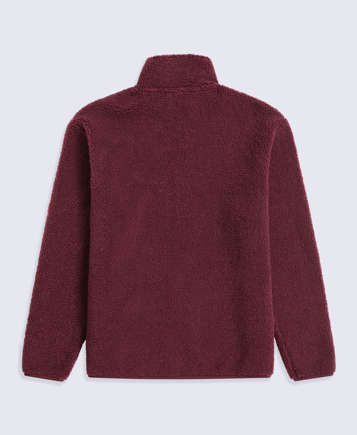 Blake Mens Boucle Full Zip Fleece - Burgundy