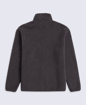 Blake Mens Boucle Full Zip Fleece - Dark Grey