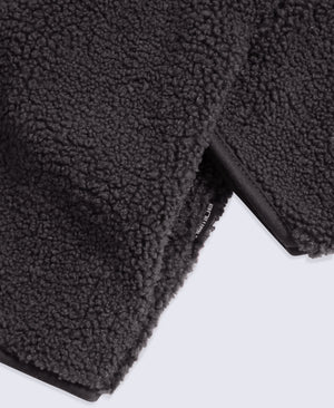Blake Mens Boucle Full Zip Fleece - Dark Grey
