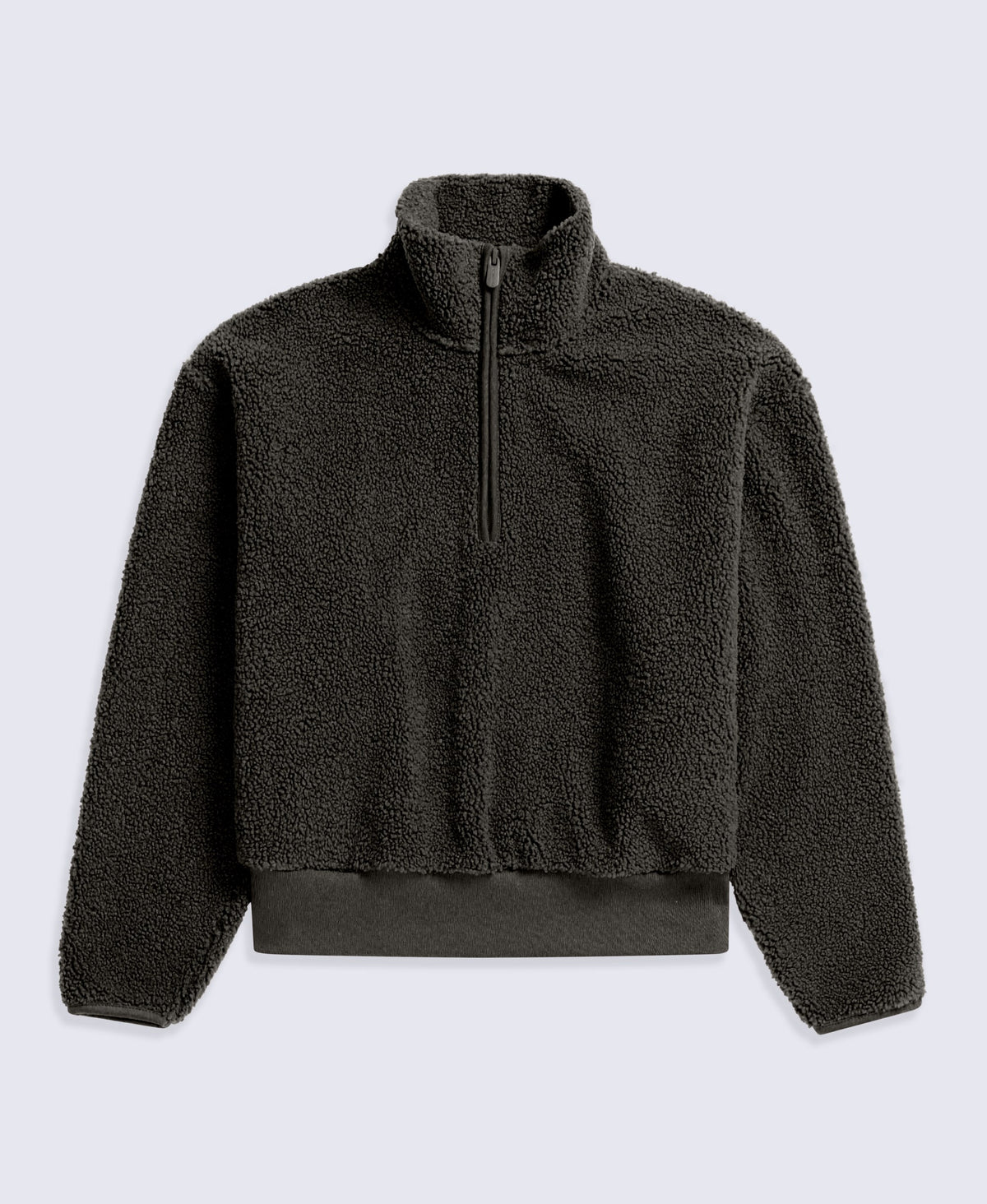 Womens Blake Boucle Half Zip Fleece - Dark Green