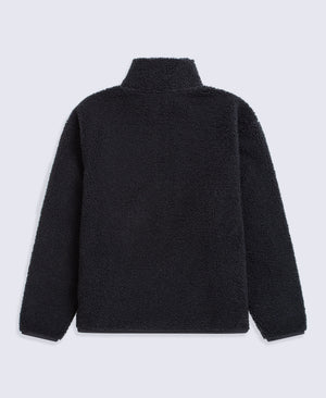 Womens Blake Boucle Full Zip Fleece - Black