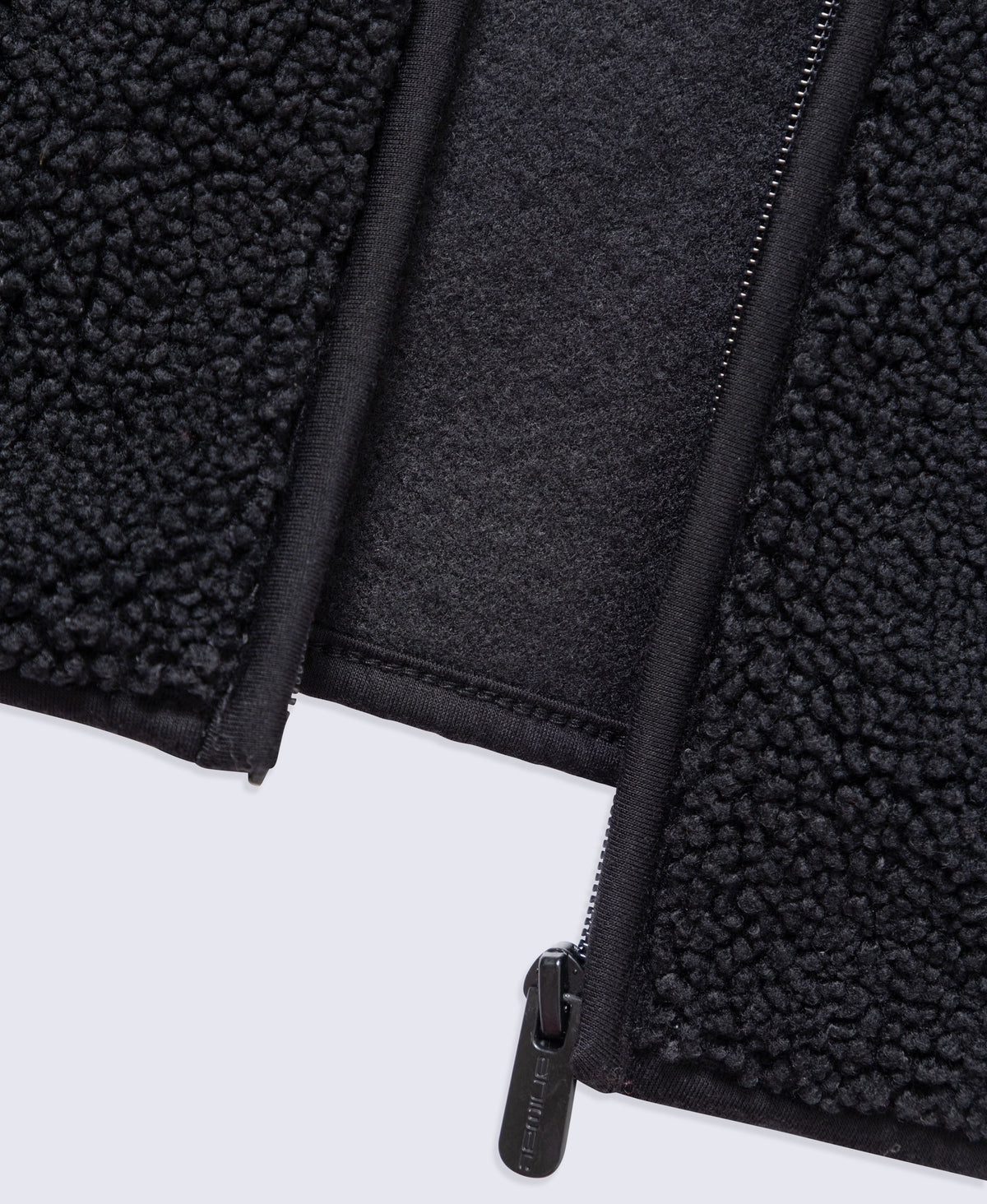 Womens Blake Boucle Full Zip Fleece - Black