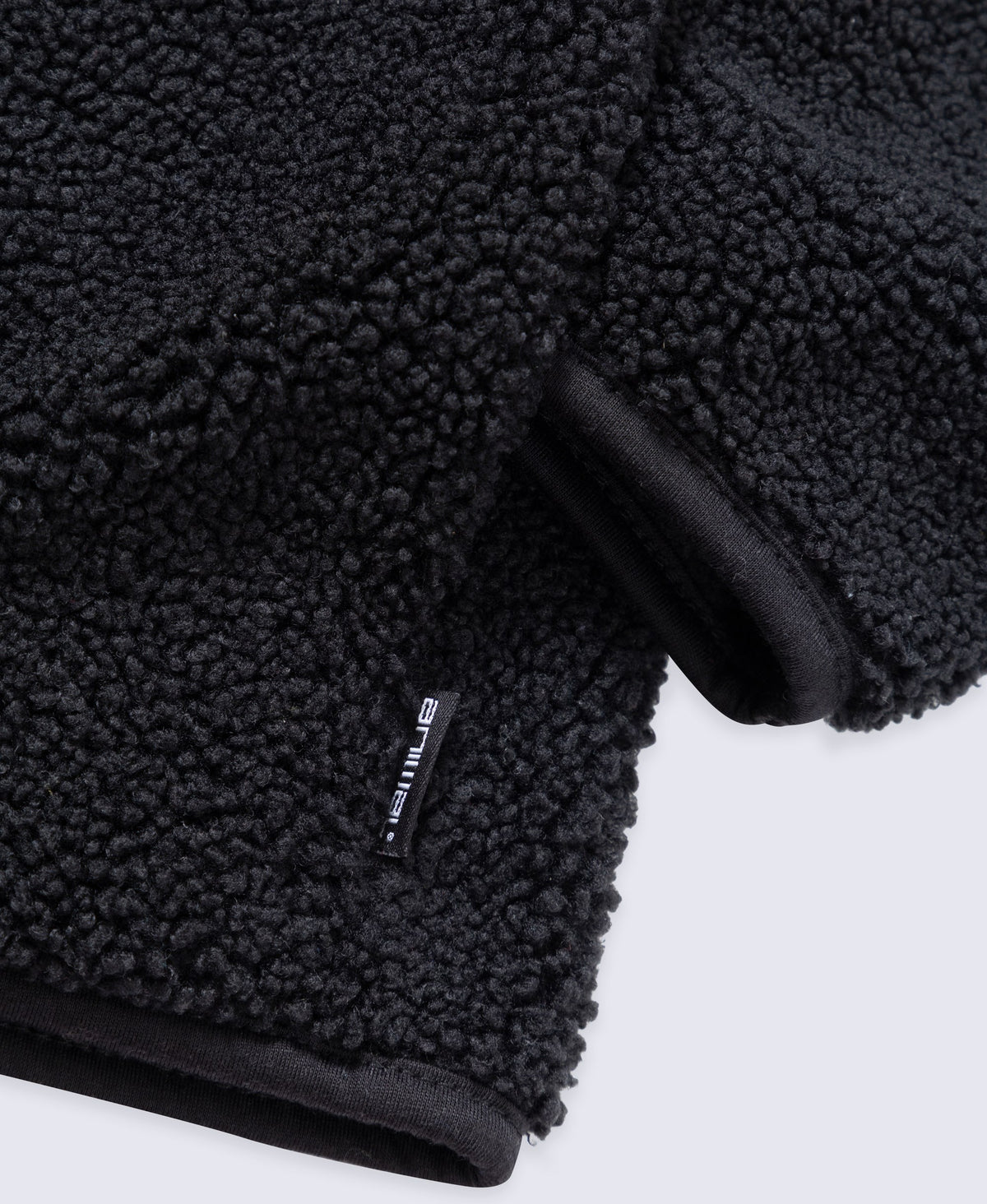 Womens Blake Boucle Full Zip Fleece - Black