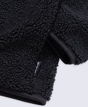 Womens Blake Boucle Full Zip Fleece - Black