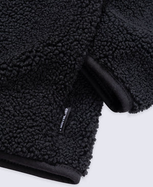 Womens Blake Boucle Full Zip Fleece - Black