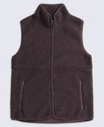Blake Womens Boucle Gilet - Brown