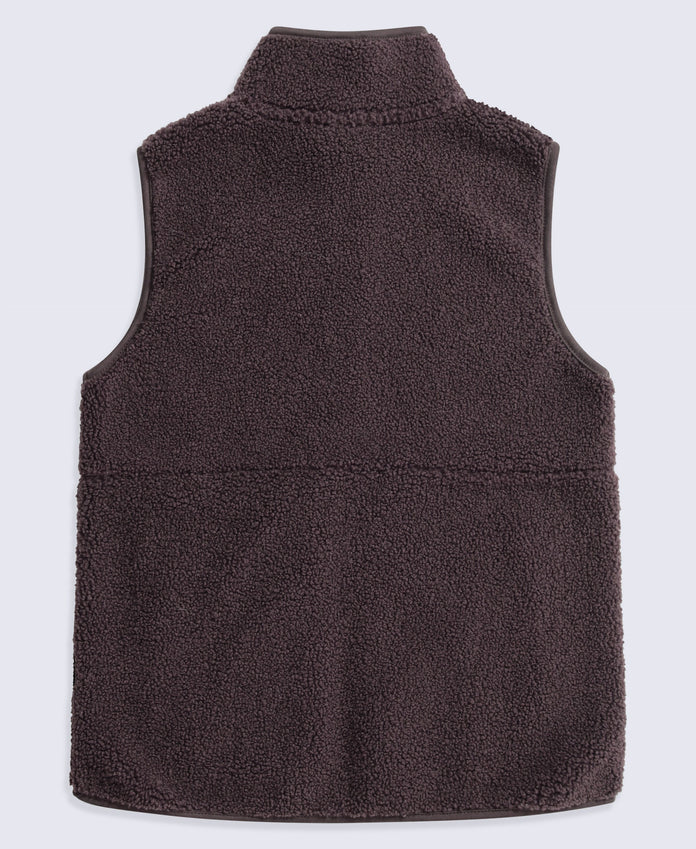 Blake Womens Boucle Gilet - Brown