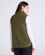 Blake Womens Boucle Gilet - Khaki