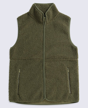 Blake Womens Boucle Gilet - Khaki