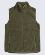 Blake Womens Boucle Gilet - Khaki