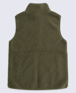 Blake Womens Boucle Gilet - Khaki