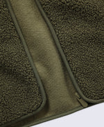 Blake Womens Boucle Gilet - Khaki