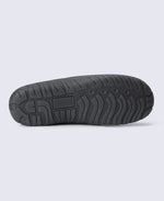 Dustin Mens Checked Slippers - Grey