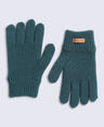Kids Rowan Knitted Gloves - Teal