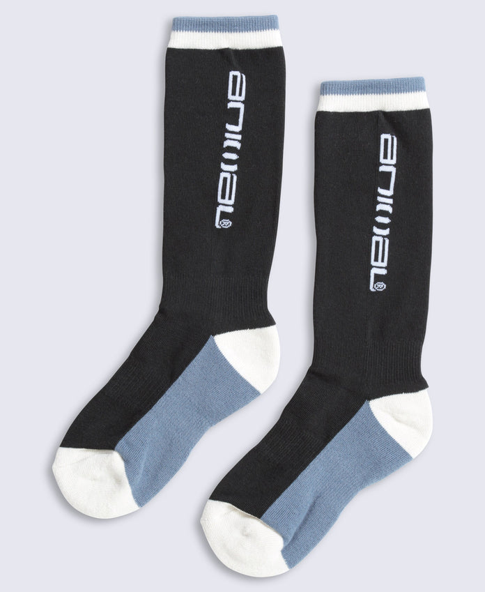 Polar Kids Ski Socks - Black