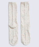 Lexi Womens Nepped Mid Calf Socks - Light Beige