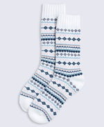 Holly Womens Fairisle Mid Calf Socks - Mixed