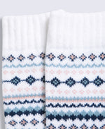 Holly Womens Fairisle Mid Calf Socks - Mixed