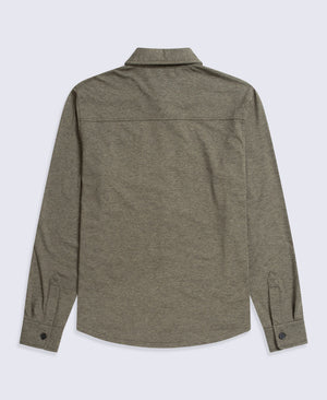 Mens Ethan Jersey Shirt - Dark Khaki