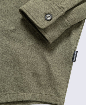 Mens Ethan Jersey Shirt - Dark Khaki