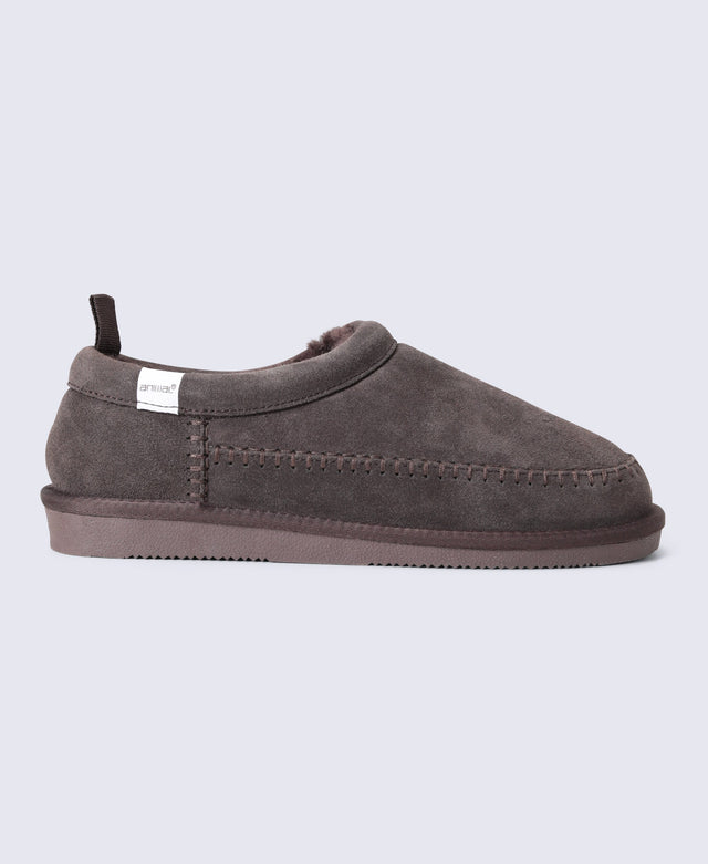Sloane Womens Fur Lined Slippers - Brown