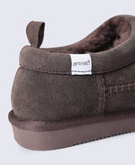Sloane Womens Fur Lined Slippers - Brown