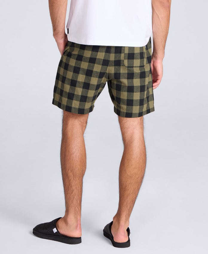 Driftoff Mens Lounge Shorts - Khaki