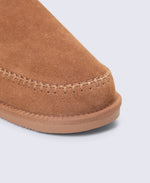 Sloane Mens Fur Lined Slippers - Tan