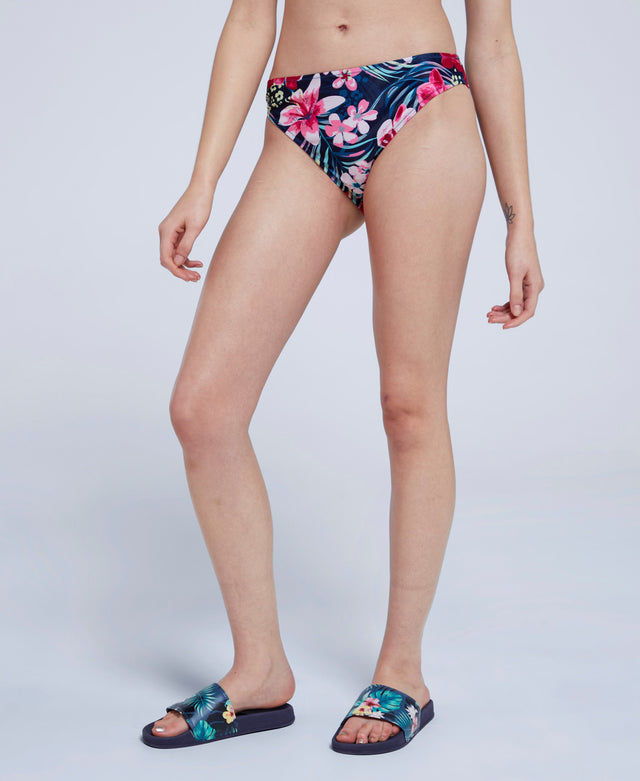 Narla Womens Recycled Bikini Bottoms - Navy