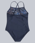 Vacation Kids Reversible Recycled Swimsuit - Navy