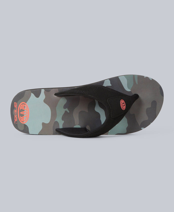 Jekyl Mens Recycled Flip-Flops - Camouflage