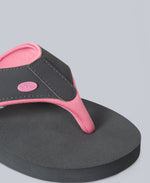 Swish Womens Recycled Flip-Flops - Charcoal