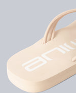 Swish Womens Recycled Flip-Flops - Beige