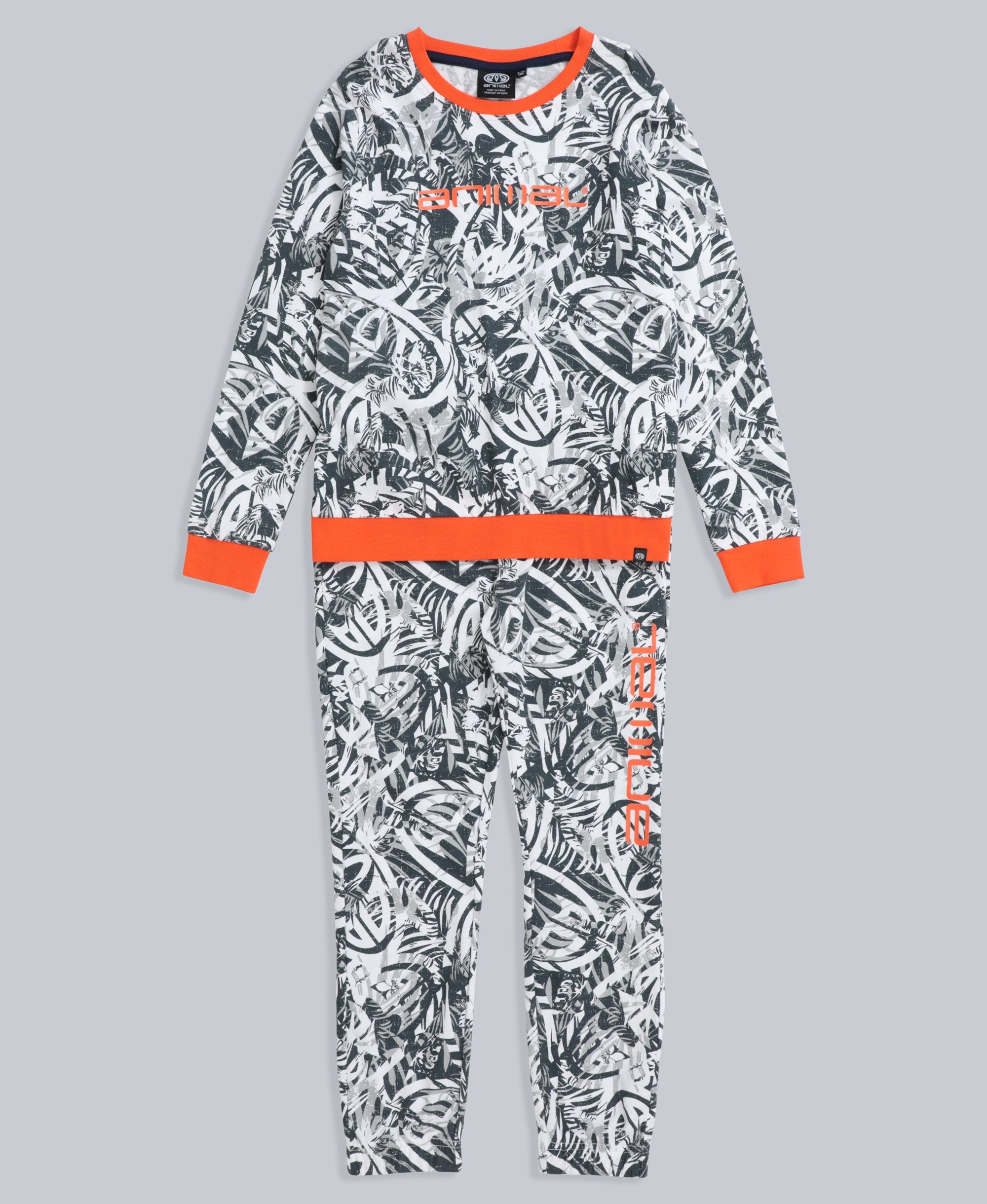 Doze Kids Pyjama Set - Grey