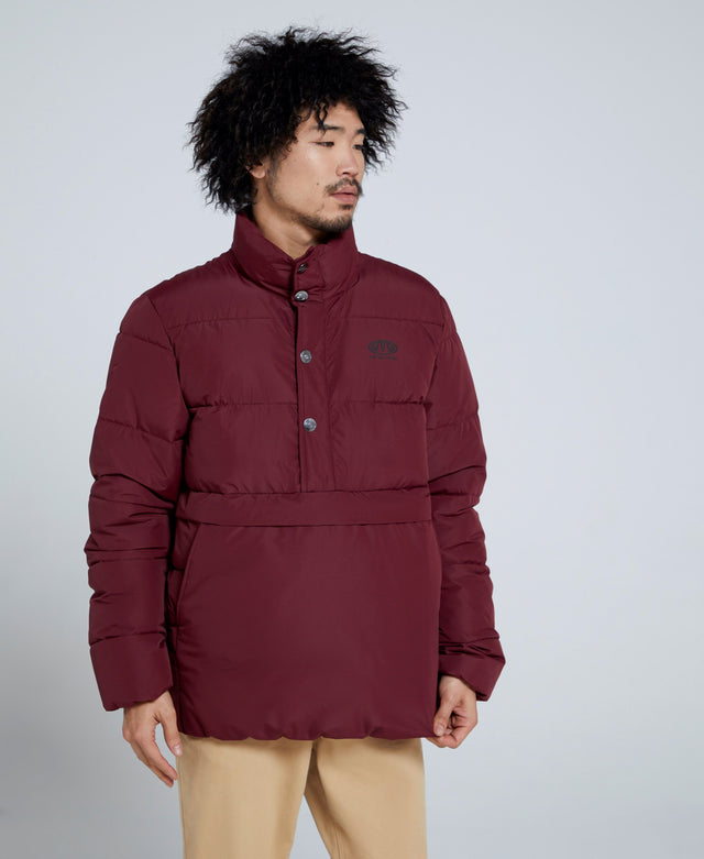 Westbay Mens Recycled Puffer Jacket - Burgundy