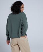 Lisa Womens Organic Sweatshirt - Green