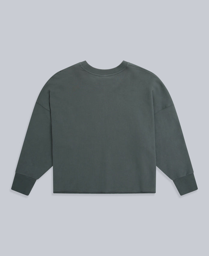 Lisa Womens Organic Sweatshirt - Green