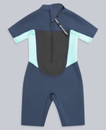 Waves Kids Shorty Wetsuit - Turquoise