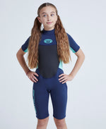 Waves Kids Shorty Wetsuit - Turquoise