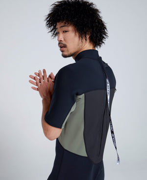 Slater Mens 2mm Shorty Wetsuit - Black
